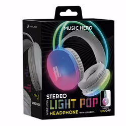 SBS Light Pop Casque Avec fil &sans fil Arceau Appels/Musique USB Type-C Blanc