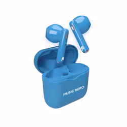 SBS MHTWSFLUOR, True Wireless Stereo (TWS), Appels/Musique, Casque, Bleu