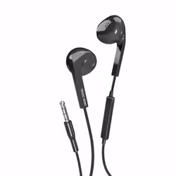 SBS Prism, Avec fil, Appels/Musique, 20 g, Casque, Noir