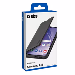 SBS TEBKLITESAA155GK 6.5" Étui avec portefeuille Noir