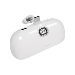 PURO PUFCBB50C1USBCPLUG banque d'alimentation électrique 5000 mAh Blanc