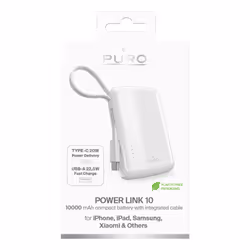 PURO Power Link 10 10000 mAh Blanc
