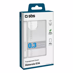 SBS TESKINMOG34 coque de protection pour téléphones portables 16,5 cm (6.5") Housse Transparent