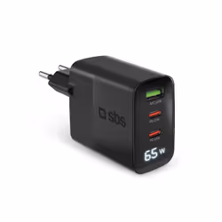 SBS TETRGANLCD1USB2C65K, Intérieure, Secteur, Noir