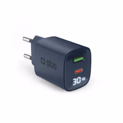 SBS TETRGANLCD1USB1C30B, Intérieure, Secteur, Bleu