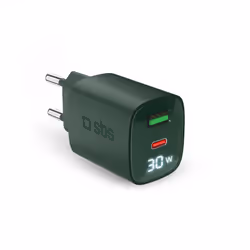 SBS TETRGANLCD1USB1C30G, Intérieure, Secteur, Vert