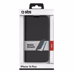 SBS TEWALIP1667K Étui avec portefeuille iPhone 16 Plus Noir - Vue supplémentaire 2