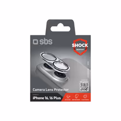 SBS TECAMGLIP16K écran et protection arrière de téléphones portables Protecteur d'objectif caméra Apple 1 pièce