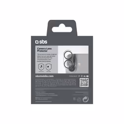 SBS TECAMGLIP16K écran et protection arrière de téléphones portables Protecteur d'objectif caméra Apple 1 pièce