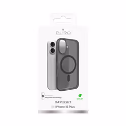 PURO Daylight coque de protection pour téléphones portables 15,5 cm (6.1") Housse Noir, Translucide - Vue supplémentaire 4