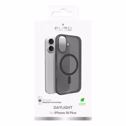 PURO Daylight coque de protection pour téléphones portables 17 cm (6.7") Housse Noir, Translucide - Vue supplémentaire 4