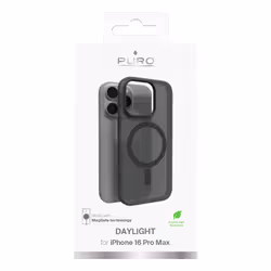 PURO Daylight coque de protection pour téléphones portables 17,5 cm (6.9") Housse Noir, Translucide - Vue supplémentaire 4