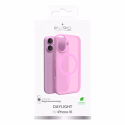PURO Daylight coque de protection pour téléphones portables 15,5 cm (6.1") Housse Rose, Translucide - Vue supplémentaire 4