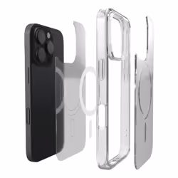 PURO Lite Mag coque de protection pour téléphones portables 16 cm (6.3") Housse Transparent - Vue supplémentaire 2