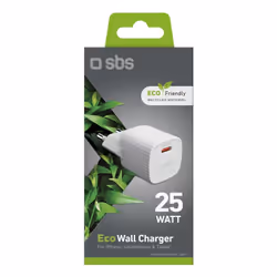 SBS TETR1CPD25WGRS chargeur d'appareils mobiles Universel Blanc Secteur Charge rapide Intérieure