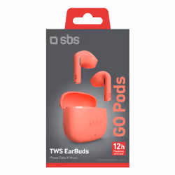 SBS Go Pods Écouteur TWS USB Type-C Bluetooth Rouge - Vue supplémentaire 3