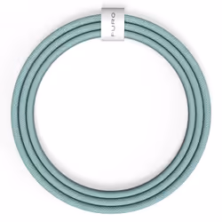 PURO PUCCCFABK415MTNGRN câble USB USB 2.0 1,5 m USB C Vert, Blanc - Vue supplémentaire 2