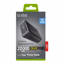 SBS TEBB20000HDPD65K banque d'alimentation électrique 20 mAh Noir - Vue supplémentaire 2
