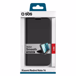 SBS TEWALXIRNO14K coque de protection pour téléphones portables 16,9 cm (6.67") Étui avec portefeuille Noir