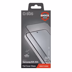 SBS TESCRFCSAS25 écran et protection arrière de téléphones portables Protection d'écran transparent Samsung 1 pièce