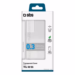 SBS TESKINTCL505GT Housse TCL 50 5G TPU Transparent - Vue supplémentaire 2
