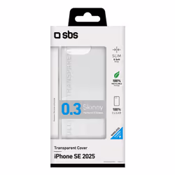 SBS TESKINIPSE25T coque de protection pour téléphones portables Housse Transparent