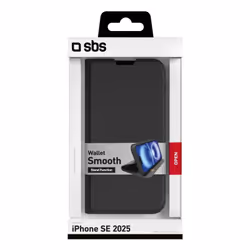 SBS Wallet coque de protection pour téléphones portables 15,5 cm (6.1") Étui avec portefeuille Noir - Vue supplémentaire 3