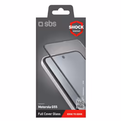 SBS TESCRFCMOG55 écran et protection arrière de téléphones portables Protection d'écran transparent Motorola 1 pièce(s)