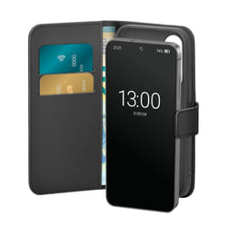 PURO Wallet Stand Étui avec portefeuille Galaxy S25+ Noir