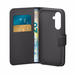 PURO Wallet Stand Étui avec portefeuille Galaxy S25+ Noir - Vue supplémentaire 3