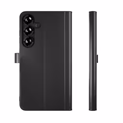PURO Wallet Stand Étui avec portefeuille Galaxy S25+ Noir - Vue supplémentaire 7