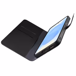 PURO Wallet Stand Étui avec portefeuille Galaxy S25+ Noir - Vue supplémentaire 8