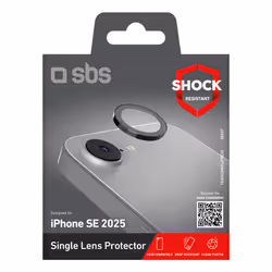 SBS TESINCAMGLIPSE25 écran et protection arrière de téléphones portables Protecteur d'objectif caméra Apple 1 pièce(s)