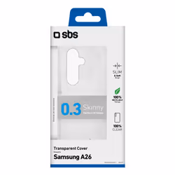 SBS TESKINSAA26T coque de protection pour téléphones portables 16,8 cm (6.6") Housse Transparent