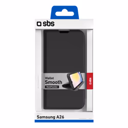 SBS TEWALSAA26K coque de protection pour téléphones portables 16,8 cm (6.6") Étui avec portefeuille Noir - Vue supplémentaire 3