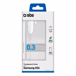 SBS TESKINSAA56T coque de protection pour téléphones portables 17 cm (6.7") Housse Transparent