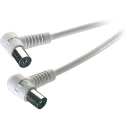 Vivanco VVANCABMF30090W câble coaxial 3 m Blanc