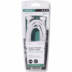 Vivanco VVANCABMF30090W câble coaxial 3 m Blanc - Vue supplémentaire 2