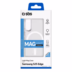 SBS TELIGMAGSAS25E coque de protection pour téléphones portables 16,9 cm (6.66") Housse Transparent
