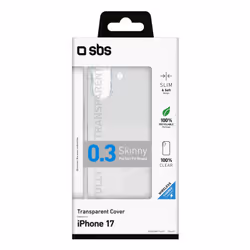 SBS TESKINIP1763T coque de protection pour téléphones portables 15,9 cm (6.28") Housse Transparent - Vue supplémentaire 2