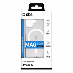 SBS TELIGMAGIP1763T coque de protection pour téléphones portables 16 cm (6.3") Housse Transparent - Vue supplémentaire 2