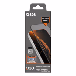 SBS TEAPPLD3OIP1763 écran et protection arrière de téléphones portables Protection d'écran transparent Apple - Vue supplémentaire 2