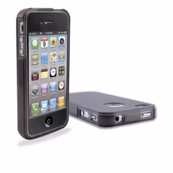 Phonix IP4SGPB, Housse, Apple, iPhone 4/4S, Noir