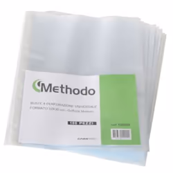 Methodo 50 MEDIUM LISCIA, A4, Translucide, Polypropylène (PP), 220 mm, 300 mm, 50 pièce(s)