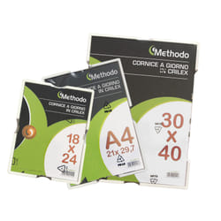 Methodo K900103 cadre photos Cadre pour une seule photo Blanc, Transparent