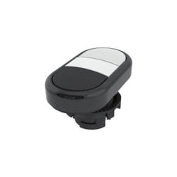 Pizzato Elettrica - bouton poussoir double touche E21PDRL10221 actionneur plat blanc, noir 1 pc(s)
