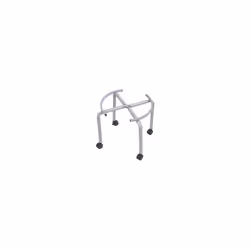 Fraschetti - Pie'destal en acier peint 38 cm avec roues pour supporter des futs de 50 lt conteneurs futs pour aliments huile vin bie're