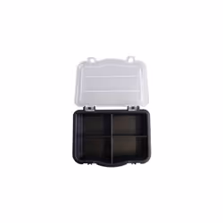 Couleur : noir Couvercle : transparent Dimensions produit, hauteur : 30 mm Dimensions produit, largeur : 90 mm Longueur : 120 ...