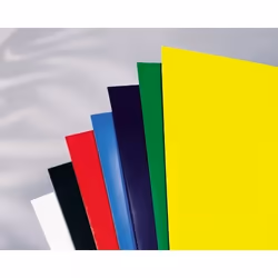 GBC Plats de couverture HiGloss 250 g/m² bleu (100)