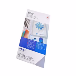 GBC Couvertures reliure HiGloss 250g/m² simple face, blanc (100)